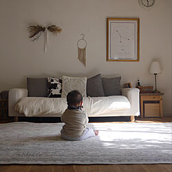 IKEA/無印良品/赤ちゃんのいる暮らし/クッション/おうち時間...などのインテリア実例 - 2021-03-01 22:21:58