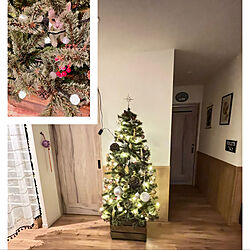 クリスマスツリー180cm/ニコアンドのツリー/こいつの存在を忘れてた…/子猫と暮らす/クリスマス2022...などのインテリア実例 - 2022-12-02 20:29:10