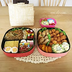 机/運動会のお弁当/いつもいいねやコメありがとうございます♡/保冷バッグ/お弁当...などのインテリア実例 - 2017-05-14 20:19:22