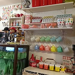 壁/天井/マグカップ/ファイヤーキングマグ/お気に入り/コレクション...などのインテリア実例 - 2016-01-29 17:45:05