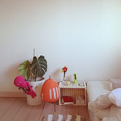 ベッド周り/観葉植物/Shoxxx/AKARI/照明のインテリア実例 - 2013-03-09 22:50:31