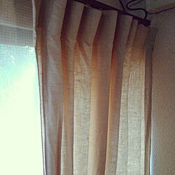 リビング/カーテン/リネン/handmadeカーテンのインテリア実例 - 2016-05-04 18:06:01