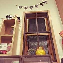 キッチン/キャンドル/スターバックス 紅茶缶/格子窓DIY/DIY...などのインテリア実例 - 2016-02-18 21:23:20