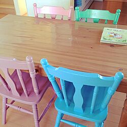 キッチン/ペイント椅子のインテリア実例 - 2014-05-04 06:35:45