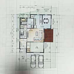 部屋全体/新築/新築一軒家/マイホーム/間取り図...などのインテリア実例 - 2015-07-05 18:38:38