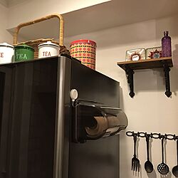 キッチン/冷蔵庫周り/DIYのインテリア実例 - 2016-12-12 17:56:37