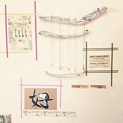 壁/天井/マスキングテ－プ/snoopy/DIYのインテリア実例 - 2014-06-29 16:43:51