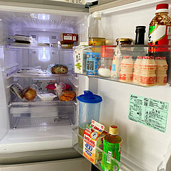 冷蔵庫/冷蔵庫の中/冷蔵庫収納/冷凍庫の中/キッチンのインテリア実例 - 2021-04-26 23:23:20