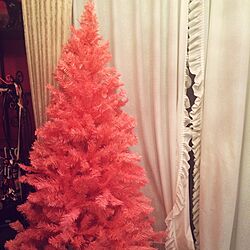 玄関/入り口/クリスマスツリー/クリスマスツリー ピンクのインテリア実例 - 2014-11-13 21:58:52
