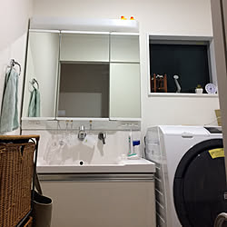 バス/トイレ/リクシルの洗面台のインテリア実例 - 2018-02-18 21:02:18