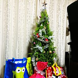 リビング/クリスマスディスプレイ/クリスマスツリー/クリスマスのインテリア実例 - 2015-12-06 22:53:55