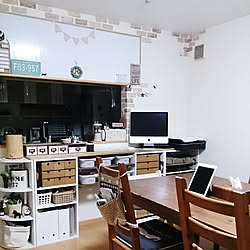 部屋全体/76組/PCコーナー/カラーボックス/IKEA...などのインテリア実例 - 2015-11-09 07:54:52