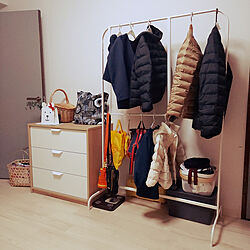 コートハンガー/衣類収納/IKEA/衣類収納スペースのインテリア実例 - 2022-01-02 22:54:41
