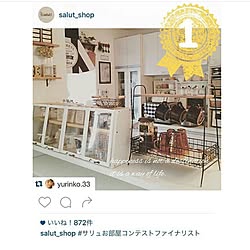 ベッド周り/salut!/インスタ→yurinko.33/salut! お部屋コンテスト/１位になりました♪...などのインテリア実例 - 2016-04-16 18:37:00