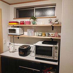キッチン/DIY/平屋/築40年以上/カフェ板材...などのインテリア実例 - 2020-09-05 22:20:09