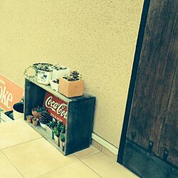 玄関/入り口/Coke/アンティーク/植物/多肉植物のインテリア実例 - 2013-10-15 07:38:13