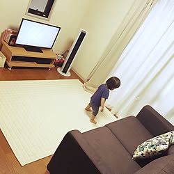 子供と暮らす/狭い部屋/賃貸アパート/IKEA/部屋全体のインテリア実例 - 2016-09-19 16:10:23