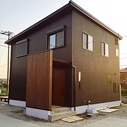 ウッドブラインド/注文住宅/一枚板キッチンテーブル/シューズクローク/ガルバリウム鋼板...などのインテリア実例 - 2017-05-29 18:37:43