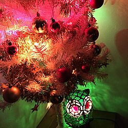 机/怪しい/ツリー点灯/フクロウライト/クリスマス...などのインテリア実例 - 2016-12-24 20:03:09