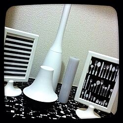 玄関/入り口/雑貨/白黒/モノトーン/IKEAのインテリア実例 - 2013-12-04 22:07:24