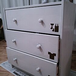 棚/DIY/IKEAリメイク/子供服 収納/手作りのインテリア実例 - 2013-12-14 20:43:19