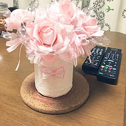 机/薔薇ボールペン♡✧*｡(ˊᗜˋ*)✧*｡/薔薇が好き♡/DIY/セリア...などのインテリア実例 - 2016-09-06 06:03:30