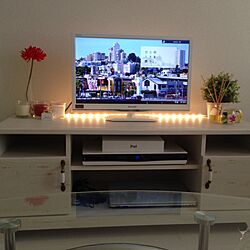 IKEA/一人暮らし/tape light/間接照明/ナチュラル...などのインテリア実例 - 2014-08-16 09:27:42