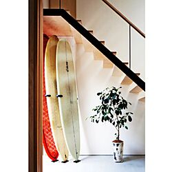玄関/入り口/surfing/surf/ロングボード/玄関...などのインテリア実例 - 2015-08-07 07:05:14