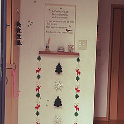 玄関/入り口/クリスマス/3COINSのインテリア実例 - 2015-12-10 17:15:51