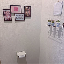 IKEA/モノトーン/一人暮らし/多肉植物/バス/トイレのインテリア実例 - 2020-08-13 06:46:01