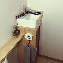 バス/トイレ/トイレの手洗い/セリア/IKEA/無印良品...などのインテリア実例 - 2016-11-05 14:01:33