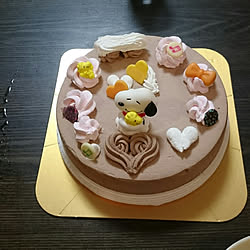 キッチン/誕生日ケーキ/サーティワンのアイスケーキ♡/スヌーピー♡/チョコアイスケーキ...などのインテリア実例 - 2018-11-01 07:11:55