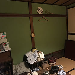 部屋全体/長谷園の土鍋/昔のテーブル/お祖母ちゃんの茶箪笥/ヨット魔法瓶...などのインテリア実例 - 2018-03-01 09:34:27