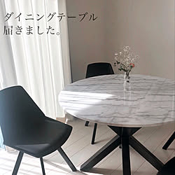 大理石調/大理石/ダイニングテーブル/IKEA/モダン...などのインテリア実例 - 2019-11-14 22:25:32