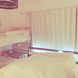ベッド周り/証明/寝室/2段ベッド/IKEAのインテリア実例 - 2016-12-12 23:49:10