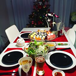 机/クリスマスディナー/マンションのインテリア実例 - 2015-12-25 22:02:45