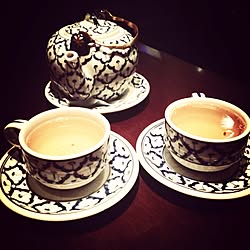 机/relax time/tea time/Blue&White/table...などのインテリア実例 - 2015-08-30 08:54:24
