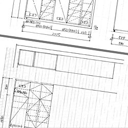 クローゼット/背面収納/造作家具/オーダー家具/狭小住宅...などのインテリア実例 - 2016-10-01 18:03:32