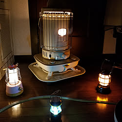 部屋全体/わが家の暖房器具・ストーブ/キャンプごっこ/LEDランタンたち/Nゲージ...などのインテリア実例 - 2022-12-28 22:21:10