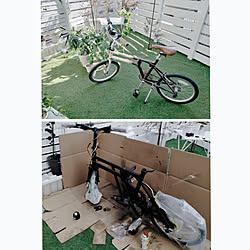 玄関/入り口/自転車リメイク/建売住宅/庭/コメントお気遣いなく♡...などのインテリア実例 - 2022-02-26 20:14:32