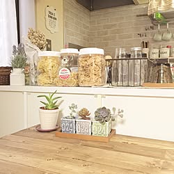 キッチン/100均/カフェ風/セリア/3COINS...などのインテリア実例 - 2016-07-23 13:25:50