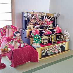 部屋全体/ひな祭り/いつもいいねありがとうございます♡/建売だけどオシャレハウスを目指します！/縦長のおうち...などのインテリア実例 - 2020-02-14 21:41:42