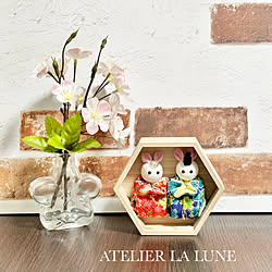 ATELIER LA LUNE/minneで販売予定/minneやってます/おめめパッチリ/さし目つけたよ...などのインテリア実例 - 2023-02-07 22:02:33