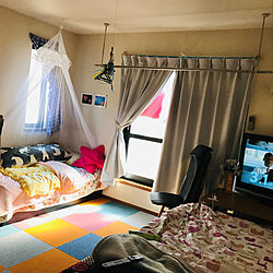 ベッド周り/寝室/二段ベッド/赤ちゃんのいる暮らしのインテリア実例 - 2019-02-22 12:48:38