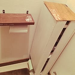 バス/トイレ/トイレットペーパー/セリア転写シール/すのこ/100均...などのインテリア実例 - 2016-03-25 19:48:24