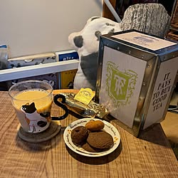 ひとり暮らし/休日の過ごし方/お茶の時間/お茶セット/おやつタイム...などのインテリア実例 - 2022-11-04 00:34:13