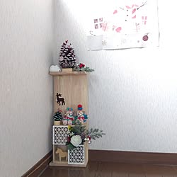 部屋全体/クリスマス/100均大好き/雑貨好き/すっきり暮らしたい...などのインテリア実例 - 2023-11-27 06:49:30