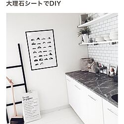 キッチン/RDECKER/床DIY/RoomClip mag/大型収納DIY...などのインテリア実例 - 2017-01-04 22:23:53