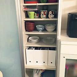 キッチン/ファイルケース/ニトリ/食器棚/IKEA...などのインテリア実例 - 2017-05-21 20:28:23