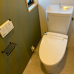 アクセントクロス/雑貨/LIXILトイレ/バス/トイレのインテリア実例 - 2020-02-25 13:13:08